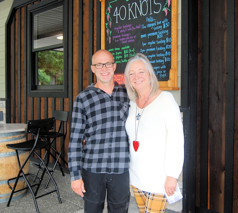 
Layne Robert Craig and Brenda Hetman-Craig  40 Knots winery
